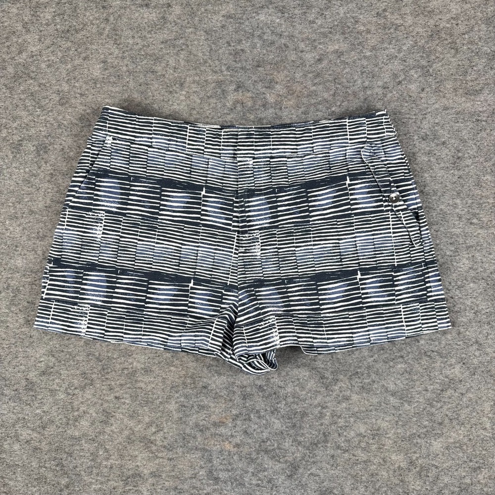 Kate Spade Saturday Abstract Geometric Striped Shorts 2" Womens 2